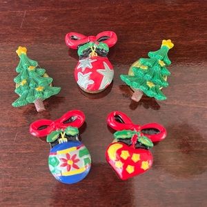 Quacker Factory Button Covers - Christmas